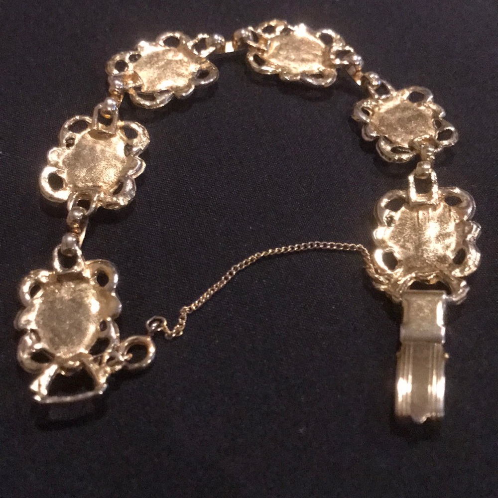 πβ€οΈHP TY @Raynedan πβ€οΈVintage Swoboda unmarked Jadeite bracelet - Picture 6 of 7